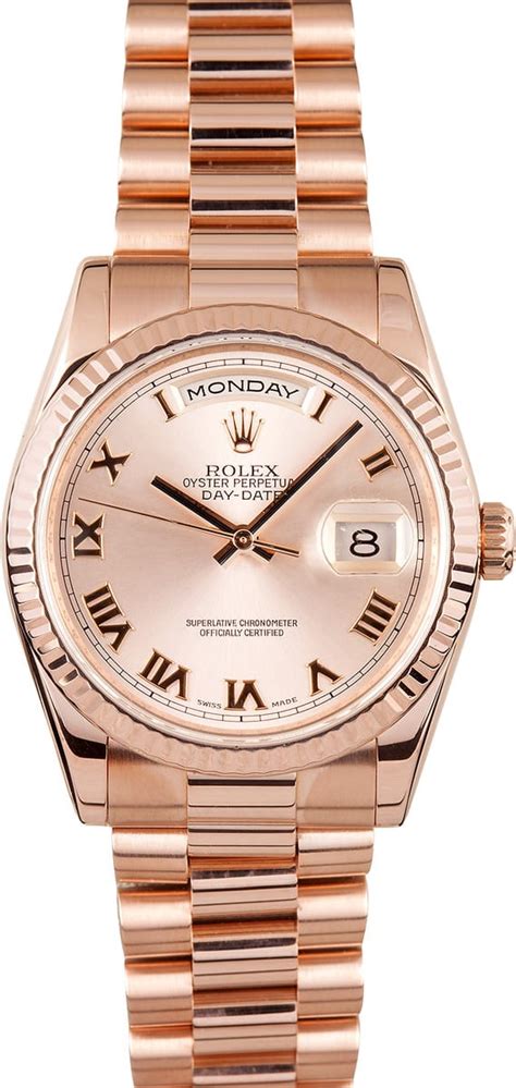 mens rose gold rolex replica|pre owned men's rolex.